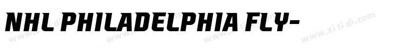 NHL Philadelphia Fly字体转换
